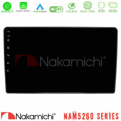 Nakamichi NAM5260 Series 4Core Android12 4+64GB VW Passat Navigation Multimedia Tablet 9 Με Carplay -amp; Android Auto