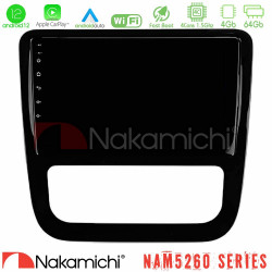 Nakamichi NAM5260 Series 4Core Android12 4+64GB VW Scirocco 2008-2014 Navigation Multimedia Tablet 9 (μαύρο γυαλιστερό) Με Carplay -amp; Android Auto