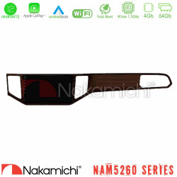 Nakamichi NAM5260 Series 4Core Android12 4+64GB VW Sportsvan 2014-2020 Navigation Multimedia Tablet 9 (Ξύλινη απόχρωση) Με Carplay -amp; Android Auto