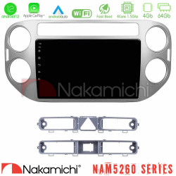 Nakamichi NAM5260 Series 4Core Android12 4+64GB VW Tiguan Navigation Multimedia Tablet 9 Με Carplay -amp; Android Auto
