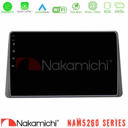 Nakamichi NAM5260 Series Dacia Duster 2022-2024 4Core Android12 4+64GB Navigation Multimedia Tablet 9? Με Carplay - Android Auto Με Carplay - Android Auto
