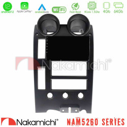 Nakamichi NAM5260 Series Hummer H2 2002-2007 4Core Android12 4+64GB Navigation Multimedia Tablet 9? Με Carplay -amp; Android Auto