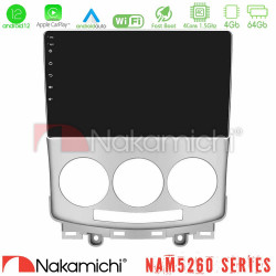 Nakamichi NAM5260 Series Mazda 5 2004-2010 4Core Android12 4+64GB Navigation Multimedia Tablet 9? Με Carplay -amp; Android Auto