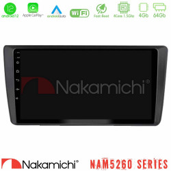 Nakamichi NAM5260 Series Skoda Octavia 2004-2012 4Core Android12 4+64GB Navigation Multimedia Tablet 9? Με Carplay - Android Auto