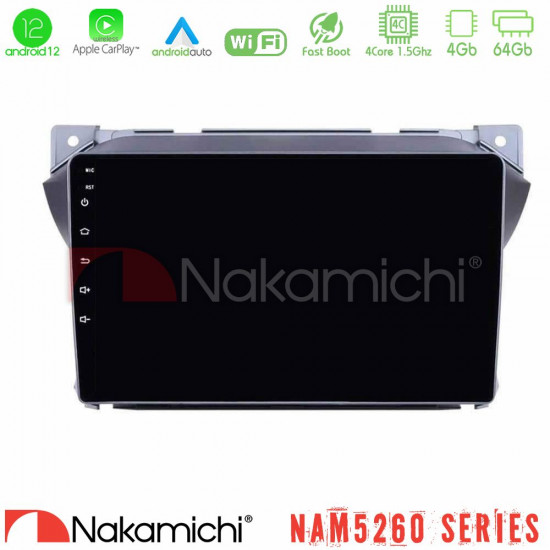 Nakamichi NAM5260 Series Suzuki Alto -amp; Nissan Pixo 4Core Android12 4+64GB Navigation Multimedia Tablet 9? Με Carplay - Android Auto Nakamichi NAM5260 Series Suzuki Alto -amp; Nissan Pixo 4Core Android12 4+64GB Navigation Multimedia Tablet 9? Με Carplay - Android Auto