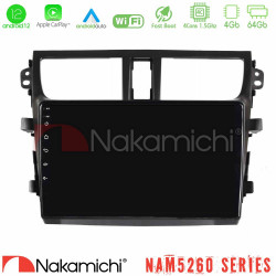 Nakamichi NAM5260 Series Suzuki Celerio 2014-2020 4Core Android12 4+64GB Navigation Multimedia Tablet 9? Με Carplay - Android Auto Με Carplay - Android Auto