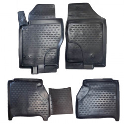 NISSAN NAVARA D40 2010+ (ΜΕ ΚΟΥΤΙ ΠΙΣΩ ΑΠΟ ΤΟ ΚΑΘΙΣΜΑ)  ΜΑΡΚΕ ΠΑΤΑΚΙΑ ΣΕ ΣΚΑΦΗ NOVLINE (ΜΑΥΡΑ) - 4 ΤΕΜ.