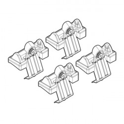 Nordrive ALFA ROMEO 147 3D/5D 10/00>03/11 KIT ΑΚΡΑ (ΠΟΔΙΑ) ΓΙΑ ΜΠΑΡΕΣ NORDRIVE