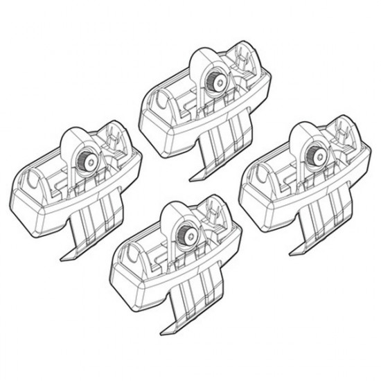 Nordrive AUDI A3 3/5D 09/12> KIT ΑΚΡΑ (ΠΟΔΙΑ) ΓΙΑ ΜΠΑΡΕΣ NORDRIVE