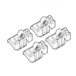 Nordrive AUDI A3 3D 05/03>08/12 KIT ΑΚΡΑ (ΠΟΔΙΑ) ΓΙΑ ΜΠΑΡΕΣ NORDRIVE
