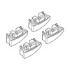 Nordrive BMW ΣΕΙΡΑ 1 5D 09/2011> / ΣΕΙΡΑ 3 4D 02/2012> KIT ΑΚΡΑ (ΠΟΔΙΑ) ΓΙΑ ΜΠΑΡΕΣ NORDRIVE