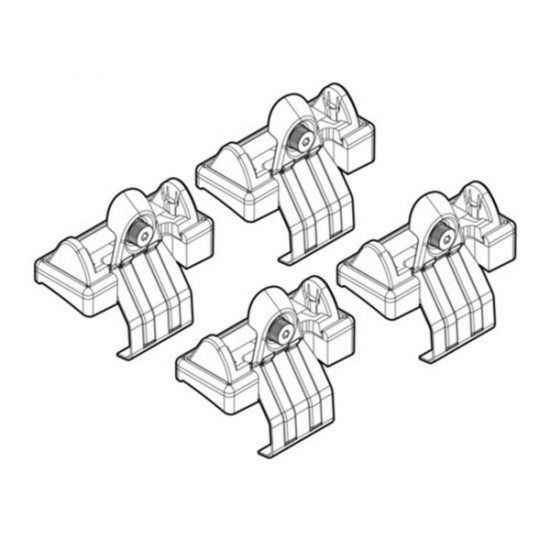 Nordrive BMW ΣΕΙΡΑ 5 E60 07/03>12/09 KIT ΑΚΡΑ (ΠΟΔΙΑ) ΓΙΑ ΜΠΑΡΕΣ NORDRIVE
