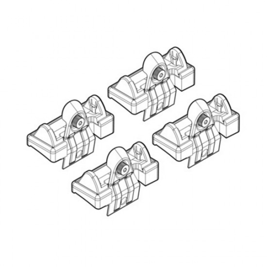 Nordrive BMW X5 05/00>02/07 KIT ΑΚΡΑ (ΠΟΔΙΑ) ΓΙΑ ΜΠΑΡΕΣ NORDRIVE