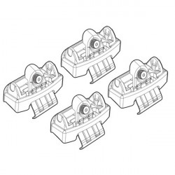 Nordrive CITROEN C1 5D / PEUGEOT 108 5D / TOYOTA AYGO 5D 06/14> KIT ΑΚΡΑ (ΠΟΔΙΑ) ΓΙΑ ΜΠΑΡΕΣ NORDRIVE