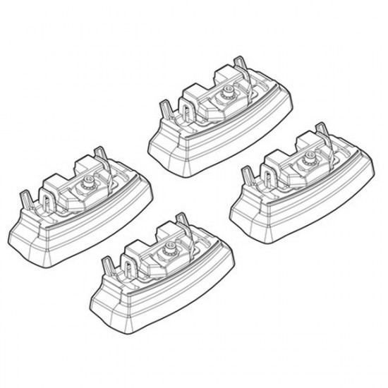 Nordrive CITROEN C4 AIRCROSS 04/12>MITSUBISHI ASX 07/10> KIT ΑΚΡΑ (ΠΟΔΙΑ) ΓΙΑ ΜΠΑΡΕΣ NORDRIVE