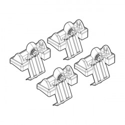 Nordrive FIAT 500L 09/12> KIT ΑΚΡΑ (ΠΟΔΙΑ) ΓΙΑ ΜΠΑΡΕΣ NORDRIVE
