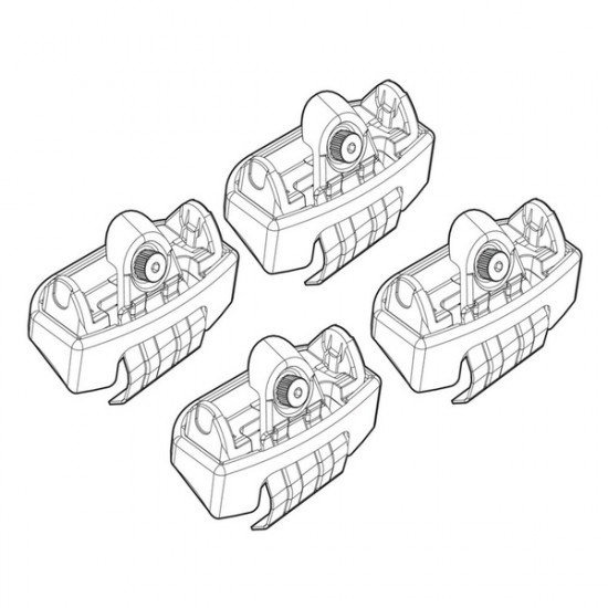 Nordrive FORD FIESTA 3D/5D 09/08>17> KIT ΑΚΡΑ (ΠΟΔΙΑ) ΓΙΑ ΜΠΑΡΕΣ NORDRIVE