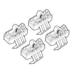 Nordrive FORD FOCUS 03/11> KIT ΑΚΡΑ (ΠΟΔΙΑ) ΓΙΑ ΜΠΑΡΕΣ NORDRIVE