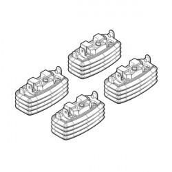 Nordrive FORD FOCUS 3D/5D 02/05>02/11 KIT ΑΚΡΑ (ΠΟΔΙΑ) ΓΙΑ ΜΠΑΡΕΣ NORDRIVE