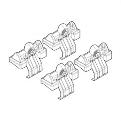 Nordrive FORD FUSION 10/02>11/12 KIT ΑΚΡΑ (ΠΟΔΙΑ) ΓΙΑ ΜΠΑΡΕΣ NORDRIVE