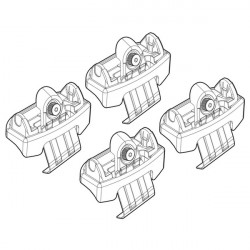Nordrive HONDA CR-V 10/12> KIT ΑΚΡΑ (ΠΟΔΙΑ) ΓΙΑ ΜΠΑΡΕΣ NORDRIVE