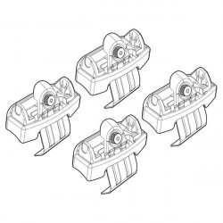 Nordrive HONDA HR-V 09/15> KIT ΑΚΡΑ (ΠΟΔΙΑ) ΓΙΑ ΜΠΑΡΕΣ NORDRIVE