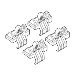 Nordrive HONDA JAZZ 01/02>09/08 KIT ΑΚΡΑ (ΠΟΔΙΑ) ΓΙΑ ΜΠΑΡΕΣ NORDRIVE