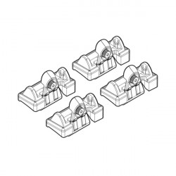 Nordrive HYUNDAI GETZ 5D 06/02>03/08 KIT ΑΚΡΑ (ΠΟΔΙΑ) ΓΙΑ ΜΠΑΡΕΣ NORDRIVE