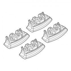 Nordrive HYUNDAI i20 3D/5D 11/14> KIT ΑΚΡΑ (ΠΟΔΙΑ) ΓΙΑ ΜΠΑΡΕΣ NORDRIVE