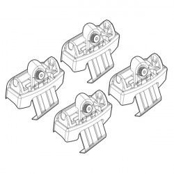 Nordrive HYUNDAI ix20 11/10> KIT ΑΚΡΑ (ΠΟΔΙΑ) ΓΙΑ ΜΠΑΡΕΣ NORDRIVE