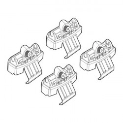 Nordrive KIA PICANTO 5D 06/17> KIT ΑΚΡΑ (ΠΟΔΙΑ) ΓΙΑ ΜΠΑΡΕΣ NORDRIVE