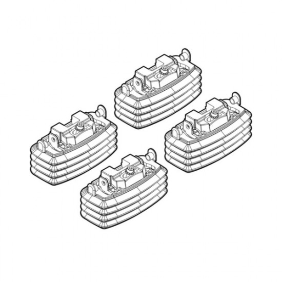 Nordrive MAZDA 3 4D/5D 01/04>13 / KIA CEED 5D 02/07>04/12 KIT ΑΚΡΑ (ΠΟΔΙΑ) ΓΙΑ ΜΠΑΡΕΣ NORDRIVE