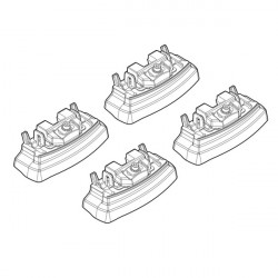 Nordrive MAZDA CX-5 04/12> KIT ΑΚΡΑ (ΠΟΔΙΑ) ΓΙΑ ΜΠΑΡΕΣ NORDRIVE