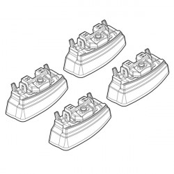 Nordrive MERCEDES E-KLAS 3/09> KIT ΑΚΡΑ (ΠΟΔΙΑ) ΓΙΑ ΜΠΑΡΕΣ NORDRIVE