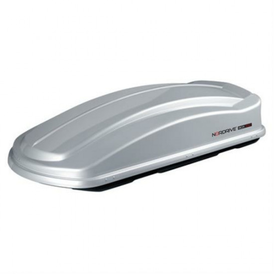 Nordrive Μπαγκαζιέρα 630LT D-BOX NORDRIVE Γυαλιστερή Ασημί