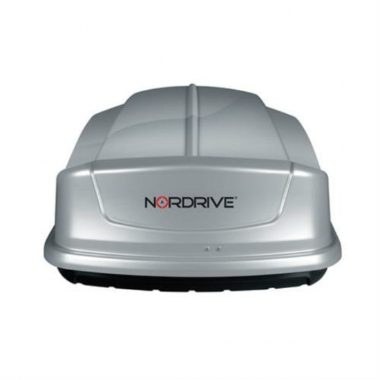 Nordrive Μπαγκαζιέρα 630LT D-BOX NORDRIVE Γυαλιστερή Ασημί