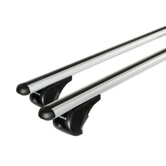 Nordrive ΜΠΑΡΕΣ ΟΡΟΦΗΣ ΓΙΑ S/W RAIL-TOP ΑΛΟΥΜΙΝΙΟΥ 120cm ΜΕ ΚΛΕΙΔΙ 2τεμ.