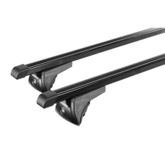 Nordrive Μπάρες Οροφής  (L) 127cm IN RAIL STEEL Σιδερένιες 2τεμ. με κλειδαριές για οχήματα με FLUSH RAILING