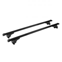 Nordrive Μπάρες Οροφής (M) 120cm IN RAIL STEEL Σιδερένιες 2τεμ. με κλειδαριές για οχήματα με FLUSH RAILING