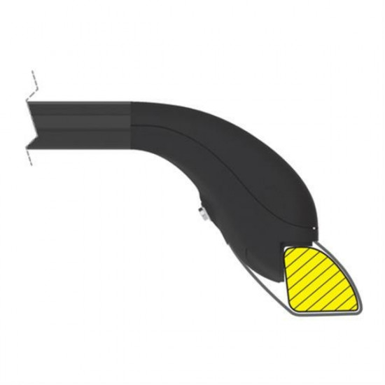Nordrive ΜΠΑΡΕΣ SW ΜΑΥΡΕΣ SNAP-FIT ΜΕ ΚΛΕΙΔΙ 109-161CM