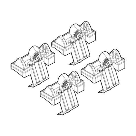 Nordrive NISSAN MICRA 3D/5D 01/03>10/10 KIT ΑΚΡΑ (ΠΟΔΙΑ) ΓΙΑ ΜΠΑΡΕΣ NORDRIVE