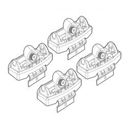Nordrive NISSAN QASHQAI 03/07> KIT ΑΚΡΑ (ΠΟΔΙΑ) ΓΙΑ ΜΠΑΡΕΣ NORDRIVE