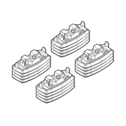 Nordrive OPEL ASTRA H 04/04-10/09 >GTC 04/05>08/11 KIT ΑΚΡΑ (ΠΟΔΙΑ) ΓΙΑ ΜΠΑΡΕΣ NORDRIVE