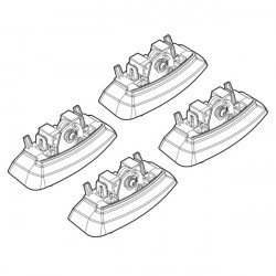 Nordrive OPEL ASTRA J 5D 01/10> KIT ΑΚΡΑ (ΠΟΔΙΑ) ΓΙΑ ΜΠΑΡΕΣ NORDRIVE