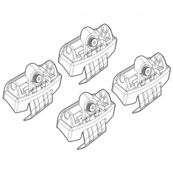 Nordrive OPEL ASTRA K 5D 11/15> KIT ΑΚΡΑ (ΠΟΔΙΑ) ΓΙΑ ΜΠΑΡΕΣ NORDRIVE