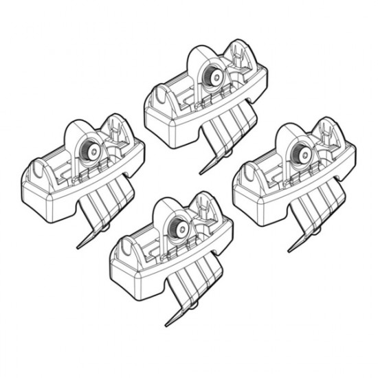 Nordrive PEUGEOT 208 5D 4/12> KIT ΑΚΡΑ (ΠΟΔΙΑ) ΓΙΑ ΜΠΑΡΕΣ NORDRIVE