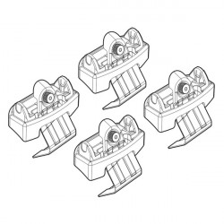 Nordrive PEUGEOT 3008 10/16> KIT ΑΚΡΑ (ΠΟΔΙΑ) ΓΙΑ ΜΠΑΡΕΣ NORDRIVE