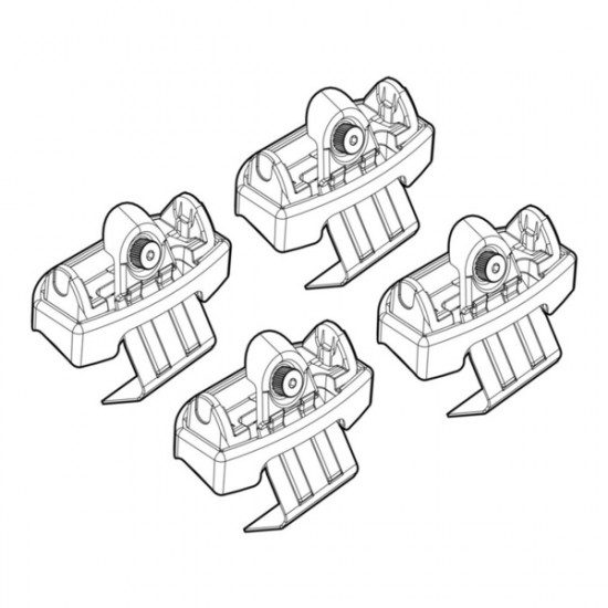 Nordrive RENAULT CLIO 5D 11/12> KIT ΑΚΡΑ (ΠΟΔΙΑ) ΓΙΑ ΜΠΑΡΕΣ NORDRIVE