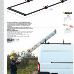 Nordrive ROLLER ΜΕ ΠΡΟΕΚΤΑΣΗ ΓΙΑ ΜΠΑΡΕΣ ΟΡΟΦΗΣ KARGO