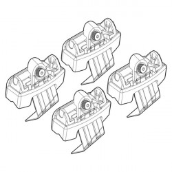 Nordrive SEAT LEON 5D 01/13> KIT ΑΚΡΑ (ΠΟΔΙΑ) ΓΙΑ ΜΠΑΡΕΣ NORDRIVE